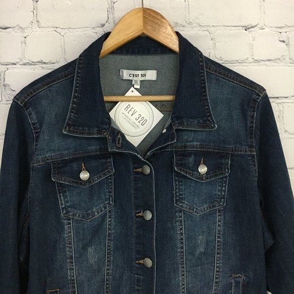 PLUS essential denim jacket - Picture 3 of 4